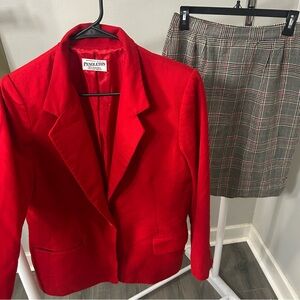 Pendleton Plaid Wool Garment